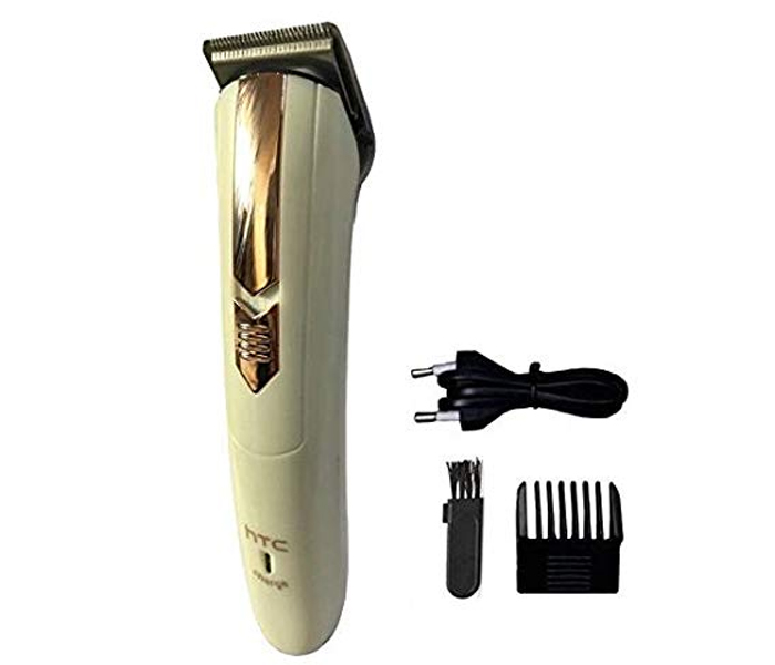 HTC AT-202 Rechargeable Hair Trimmer - White - Zoom Image 2