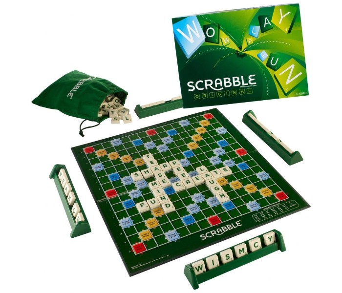 Games Y9592 Scrabble Original English Assorted - Zoom Image 1