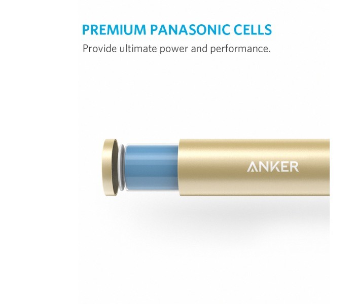 Anker A1104 Powercore 3350 mAh Power Bank Gold - Zoom Image 3