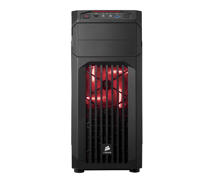 Corsair COR-GC-SPEC01-REDLED Carbide Series SPEC-01 Red LED Mid-Tower Gaming Case - Black - Zoom Image 2