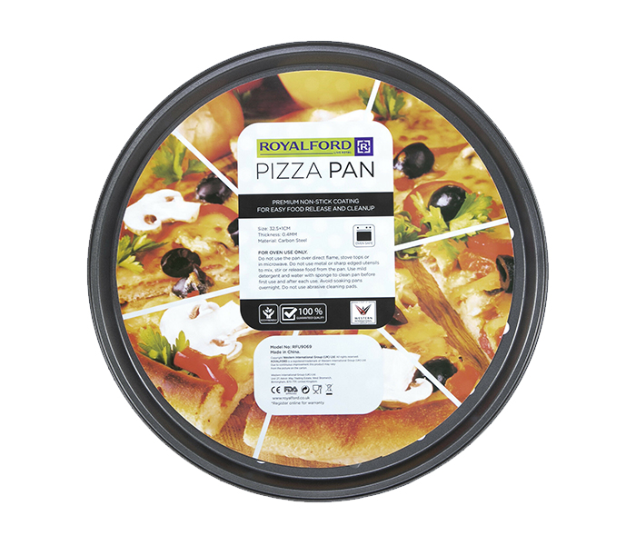 Royalford RFU9069 Pizza Pan - Black - Zoom Image 1