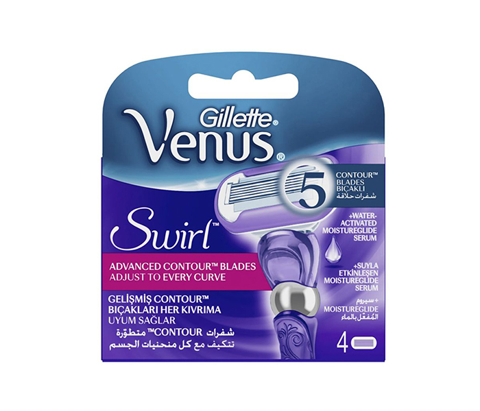 Venus N12277360A 4 Blades Swirl Razor - Purple, One - Zoom Image