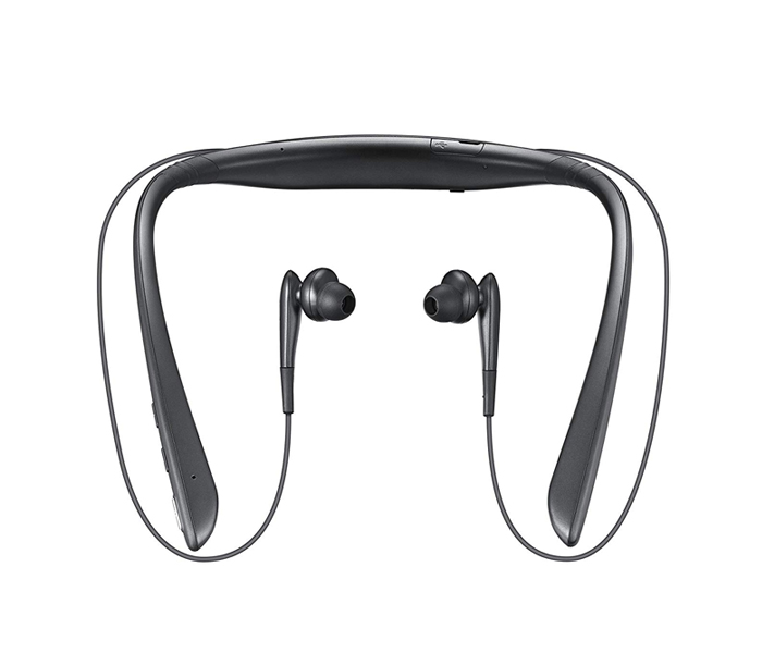 Level U Wireless Bluetooth In-Ear Headphones Neckband With Mic - Black - Zoom Image 1