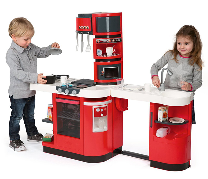 Smoby 311100 Cook Master Kitchen Play Set - Red - Zoom Image 1