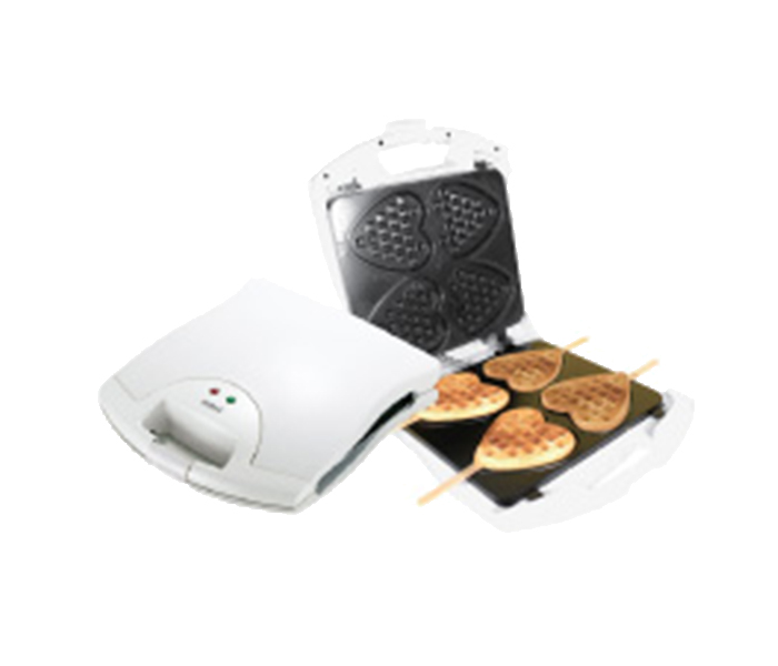 Sanford SF5787WM BS 1400 Watts Non-Stick 4 Pieces Waffle Maker - White - Zoom Image