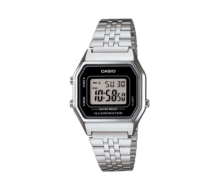 Casio LA680WA-1DF Womens Digital Watch Silver - Zoom Image 4