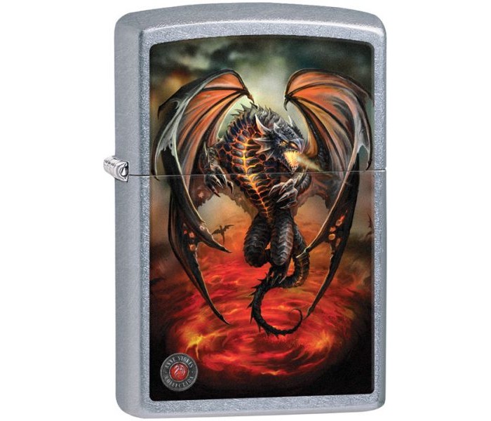 Zippo 29349 207 Anne Stokes Collection Lighter Grey - Zoom Image