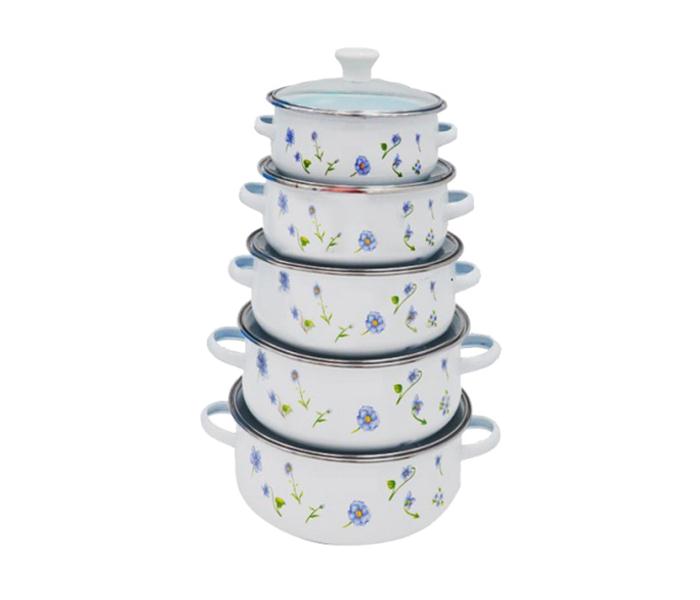 10 Pieces Casserole Set with Glass Cover JA185-2 - Zoom Image 5