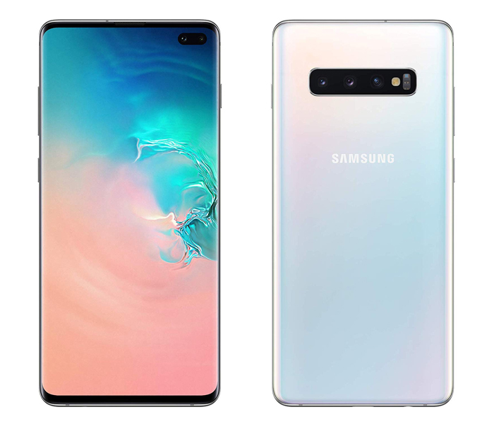 Samsung Galaxy S10 Plus 8GB RAM 128GB Smartphone - White - Zoom Image 1