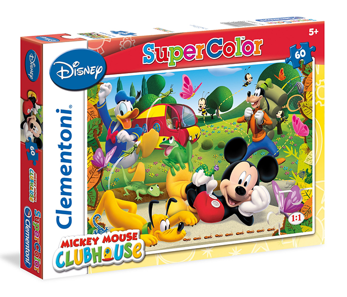 Clementoni 26922 Super Colour Mickey Mouse Club House Children Puzzle - 60 Pieces - Zoom Image 2