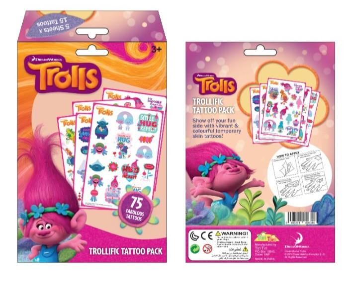 Tiri Tiri TIR009 Trolls Tattoo Pack Multicolor - Zoom Image