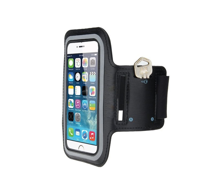 Zooni Running Sports Armband For Smartphones Under 4.7 Inches - Black - Zoom Image 2