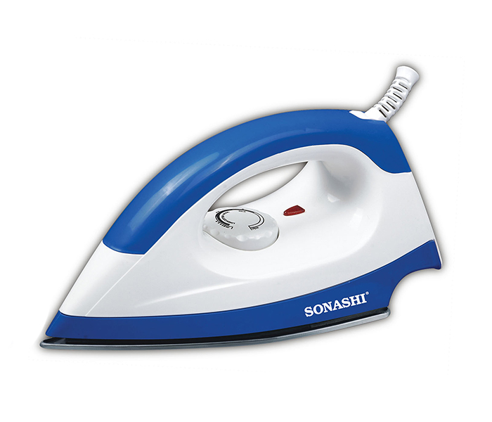 Sonashi SDI-6007 1000W Dry Iron with Stainless Steel Soleplate - Blue - Zoom Image 4