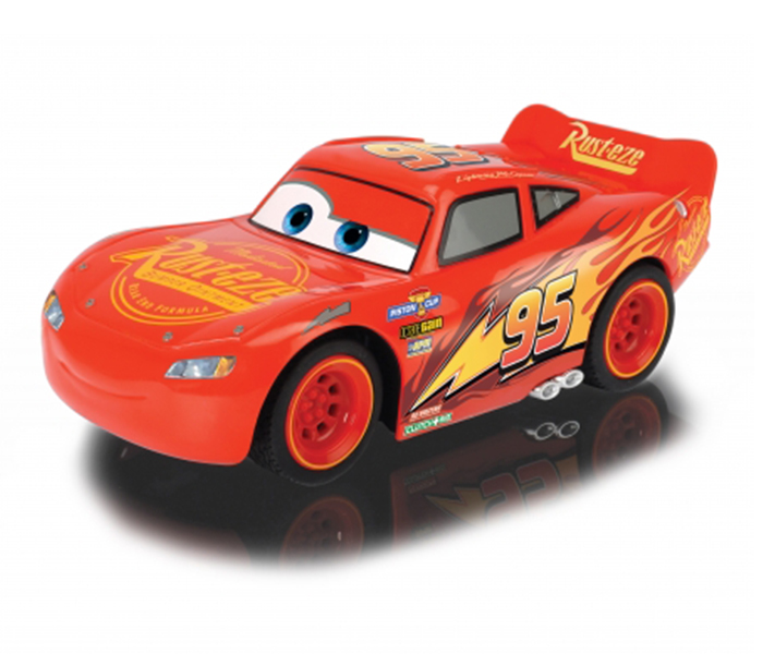 Dickie 203081000 14CM RC Cars 3 Lightning McQueen Single Drive - Red - Zoom Image 1