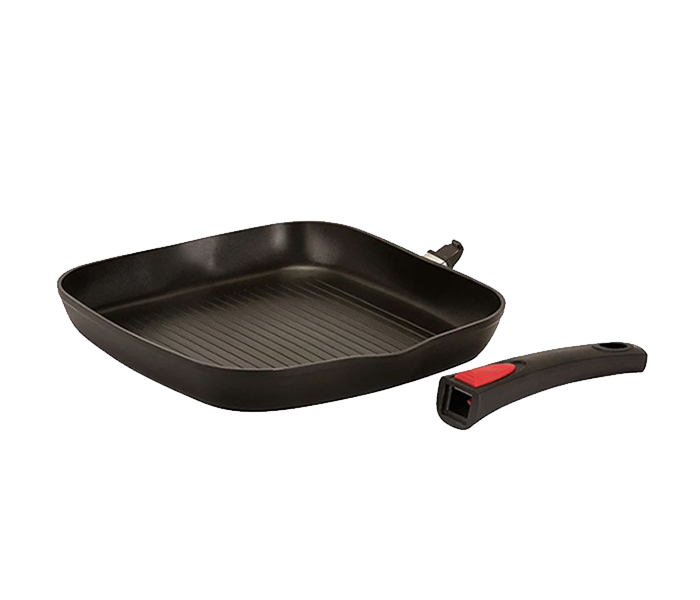 Royalford RFU9080 28Cm Forged Grill Pan - Black - Zoom Image 1