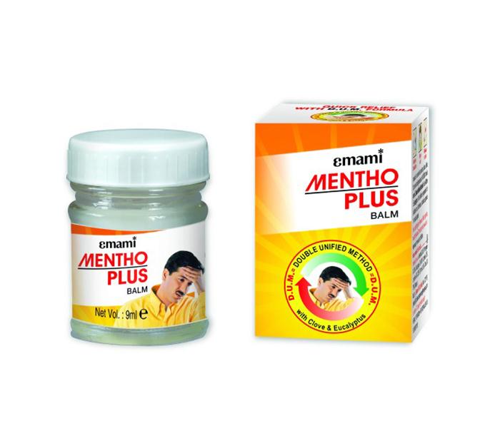 Emami Mentho Plus Balm - 9ML - Zoom Image