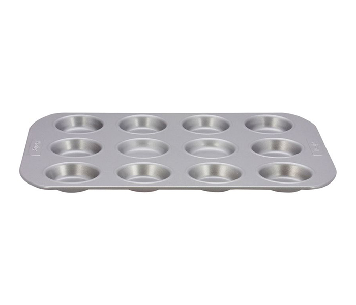 Prestige PR57128 12 Cup Bakeware Carbon Steel Bun Tin, Grey - Zoom Image 2