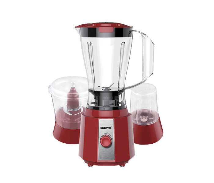 Geepas GSB9891 3-in-1 Juicer with Safety Lock - Red - Zoom Image 3