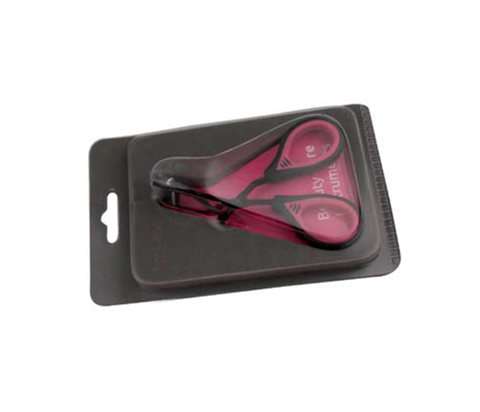 Tips & Toes TT-035 Stainless Steel Eyelash Curler with Grippy Handle, Black & Pink - Zoom Image 3