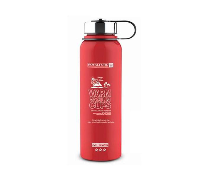 Royalford RF8306 1500 ml Sporty Stainless Steel Vacuum Bottle - Red - Zoom Image