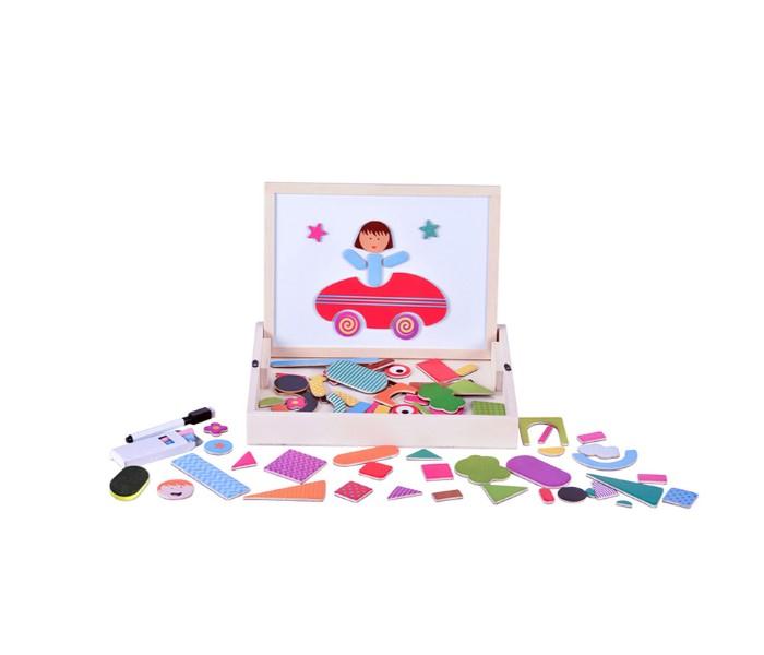 Fiesta Crafts T-2883 Magnetic Shapes Activity Box - Zoom Image 2