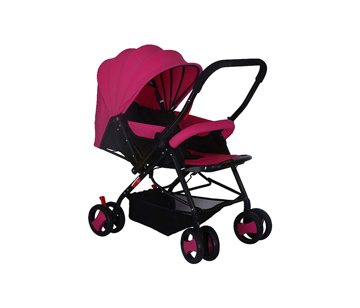 Baby Plus BP7732 Baby Stroller - Pink - Zoom Image 3