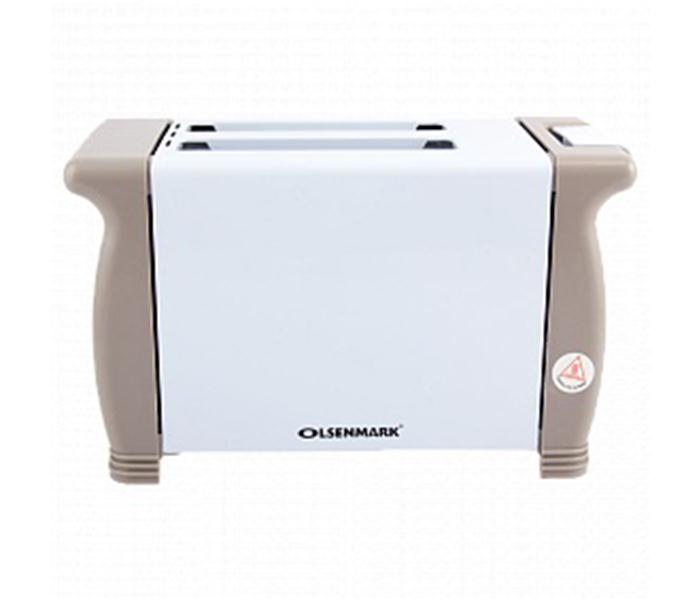 Olsenmark OMBT2271 2 Slice Bread Toaster - White & Grey - Zoom Image 2