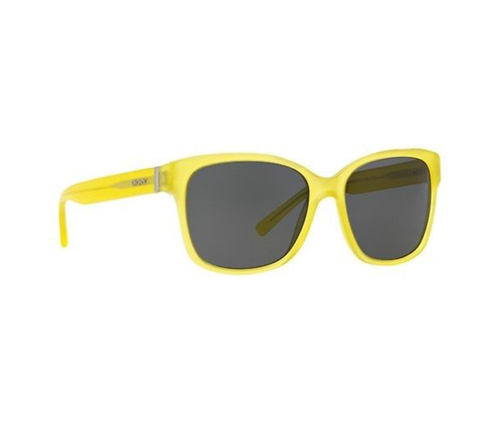 Dkny DY4096368287 Wayfarer Transparent Yellow Frame & Black Mirrored Sunglasses for Women - Zoom Image 2