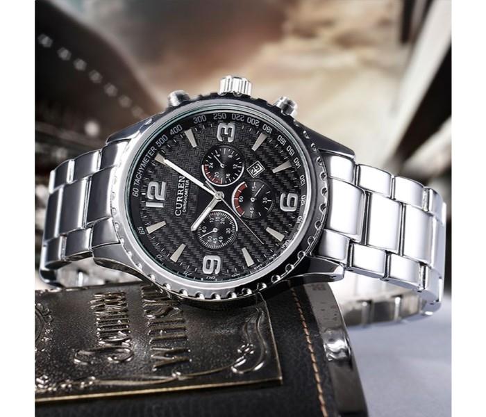 Curren 8056 Stainless Steel Military Watch For Men - Zoom Image 2