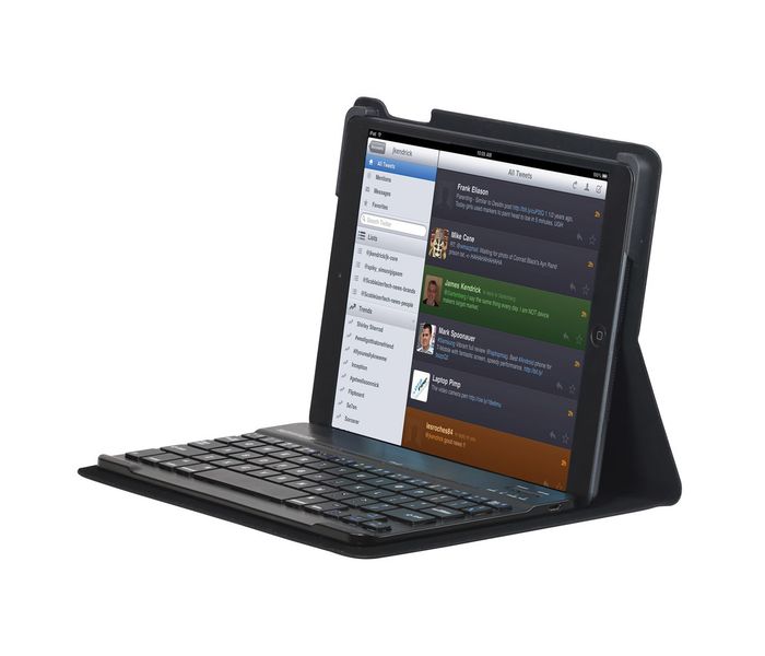 Promate Prof Super Slim Protective Case with Detachable Bluetooth Keyboard for iPad Air - English/Arabic - Zoom Image 5