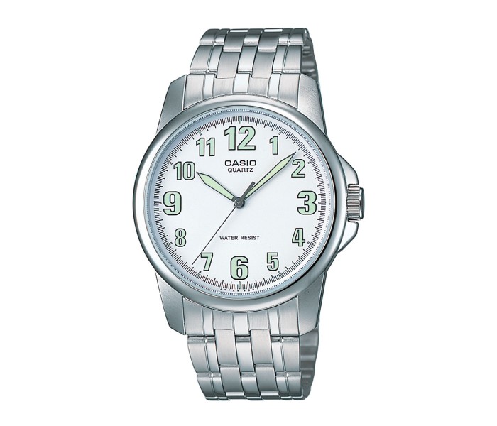 Casio MTP-1216A-7BDF Mens Analog Watch Silver and White - Zoom Image 3