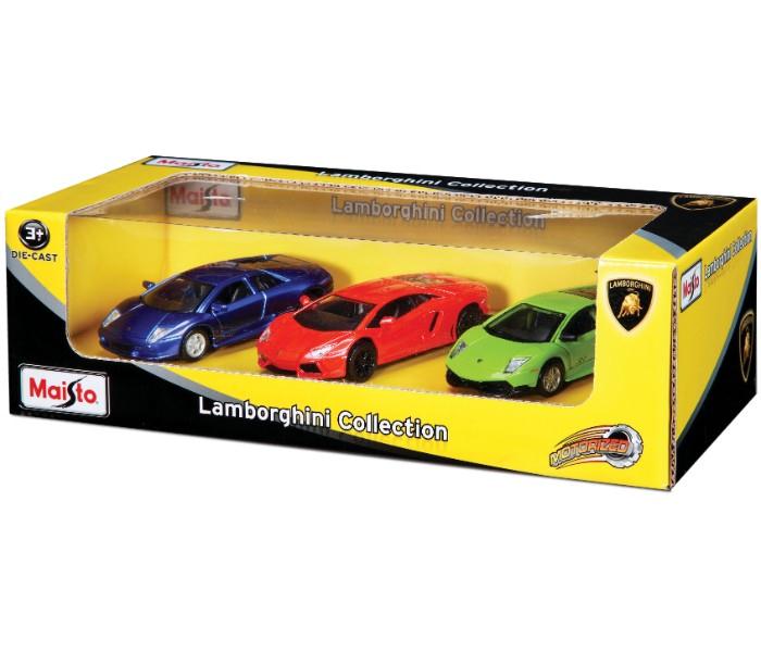 Maisto Tech 21075 FM Power Racer 3 Pack Lamborghini (Boxed) Multicolor - Zoom Image