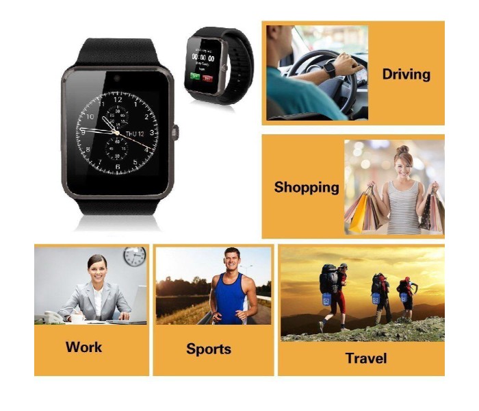 Sporty Bluetooth Smart Watch Phone with Camera, Memory Card and Sim Card Slot Y600 Multicolor - Zoom Image 6