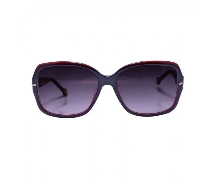 Carolina Herrera SHE574OJ61 Round Black Frame & Black And Brown Mirrored Sunglasses for Women - Zoom Image 2