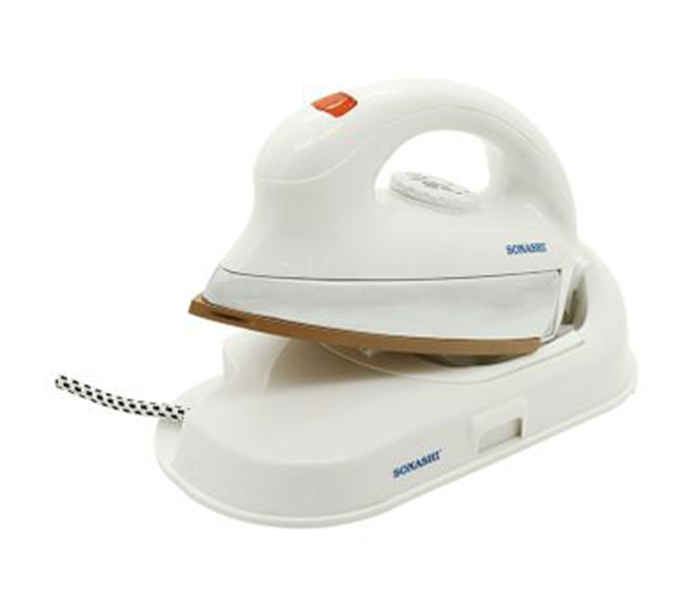 Sonashi SHI-6014C Cordless Heavy Iron with Golden Non-Stick Coated Soleplate - White - Zoom Image 4