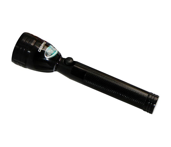 Geepas GFL4649 Torch 118mm Rechargeable LED Flashlight - Black - Zoom Image