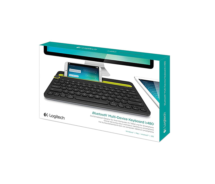 Logitech 920-006366 K480 Multi-Device Bluetooth Wireless Keyboard - English, Black - Zoom Image 5