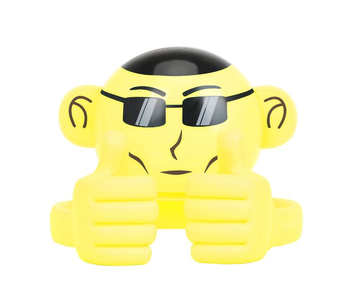 Promate Ape Mini High Definition Wireless Monkey Speaker With Smartphone Stand - Yellow - Zoom Image 9