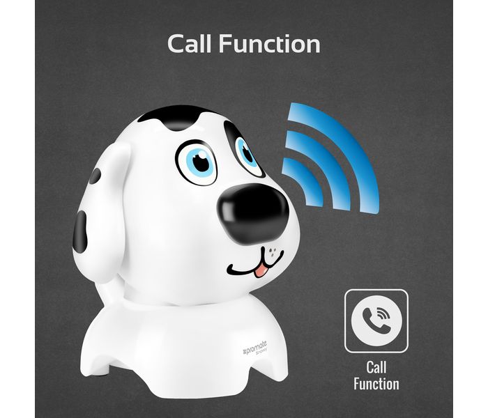 Promate Snowy Multi-Function Wireless Stereo Speaker with HD Sound - White - Zoom Image 2