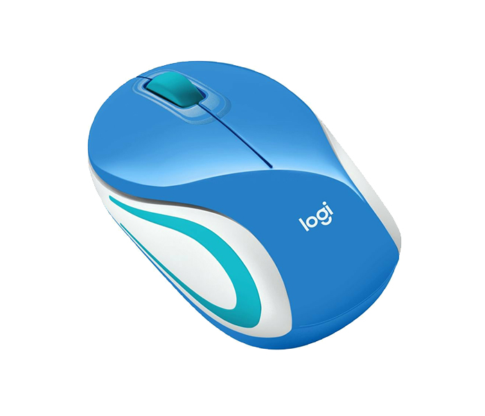 Logitech 910-002733 M187 Mini 2.4GHz Wireless Mouse - Blue - Zoom Image 1