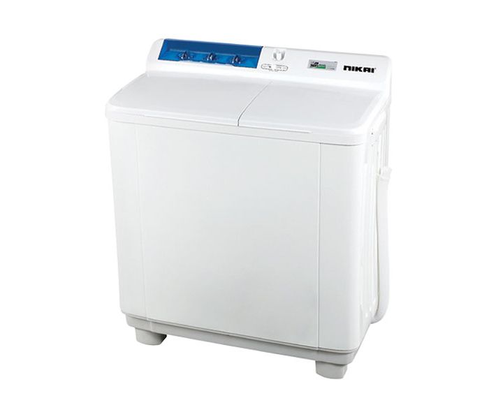 Nikai NWM1001SPN3 Top Load Semi Automatic Washing Machine 10 Kg White - Zoom Image