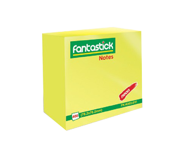 Fantastick FK-N303 Sticky Note - 3 x 3 Inch, Yellow - Zoom Image 2