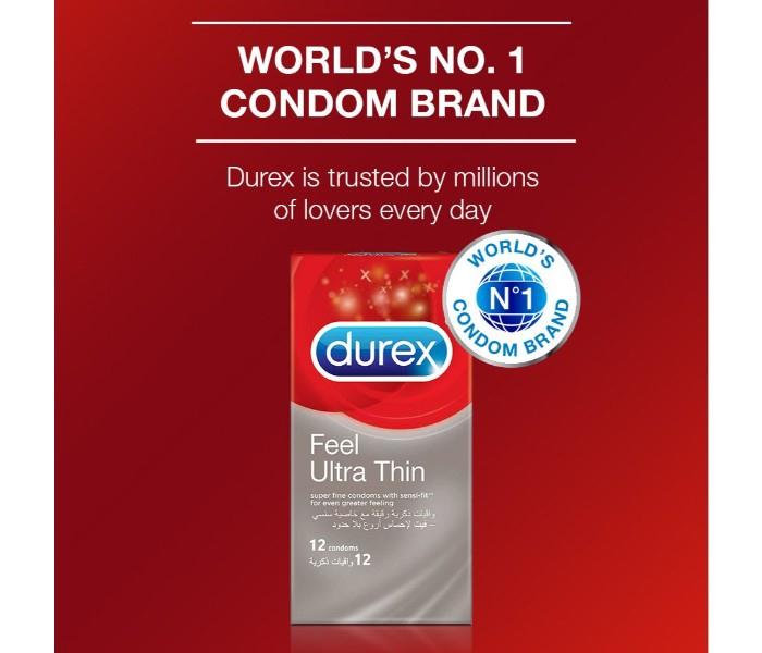 Durex Condoms 12 Pcs - Feel Ultra Thin - Zoom Image 1