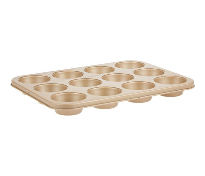 Prestige PR46494 12 Cup Moment Muffin Tin - Brown - Zoom Image