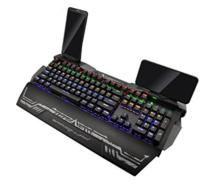 Dragon War GK-010 Steel Wing Optical Switch Gaming Keyboard with LED Effect - Black - Zoom Image 2