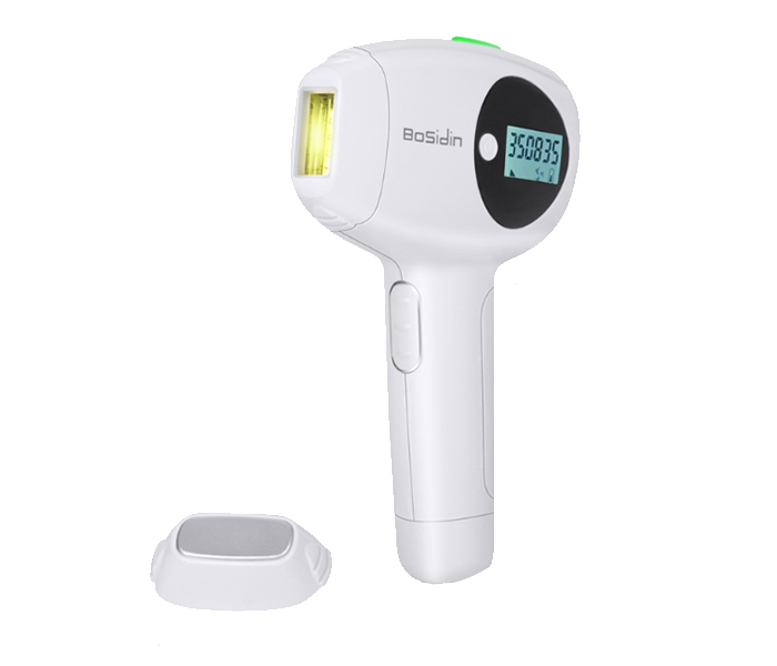 BoSidin D-1129 Laser Ice Cool Hair Remover Epilator Machine for Men - White - Zoom Image 4