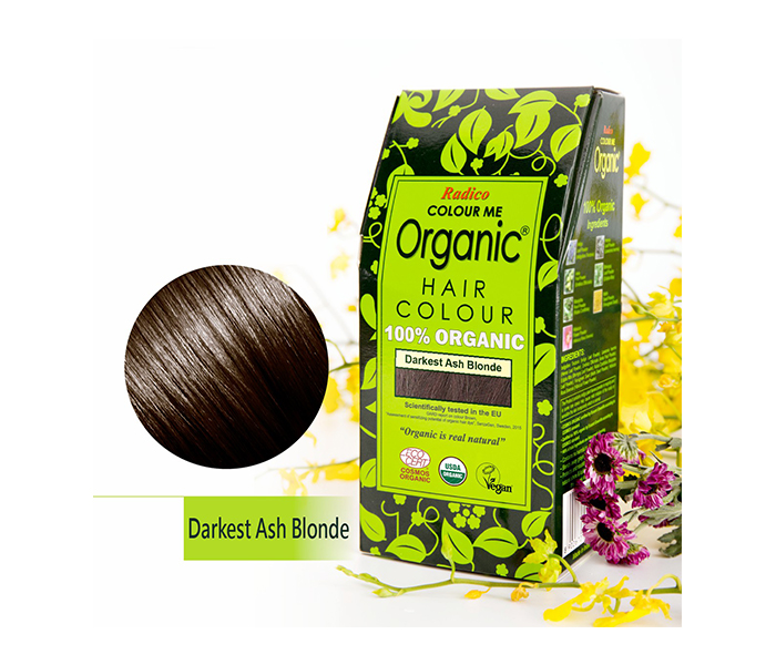 RADICO Colour Me Organic Hair Colour - Darkest Ash Blonde - Zoom Image 1