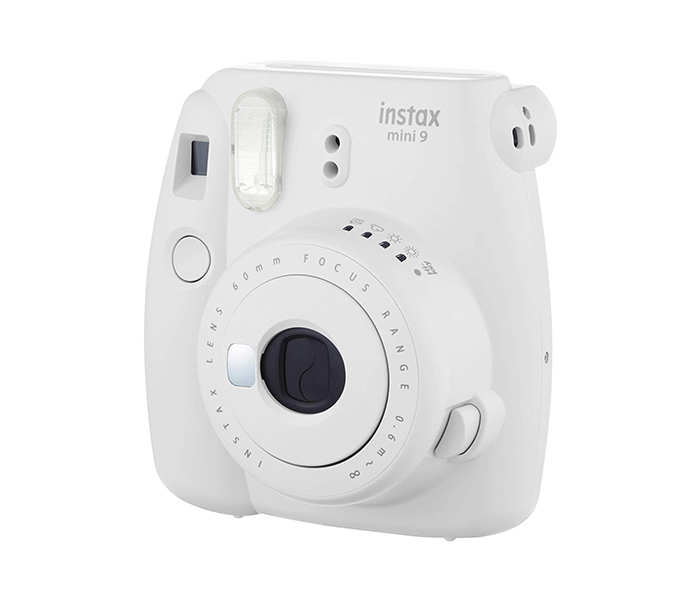 Fujifilm Instax Mini 9 Instant Camera with Leather Bag & 20x Film Sheet - Smoky White - Zoom Image 3