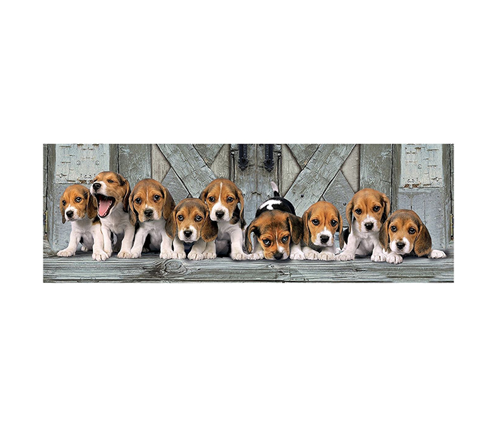 Clementoni 39435 High Quality Collection Panorama Beagles Adult Puzzle - 1000 Pieces - Zoom Image 1