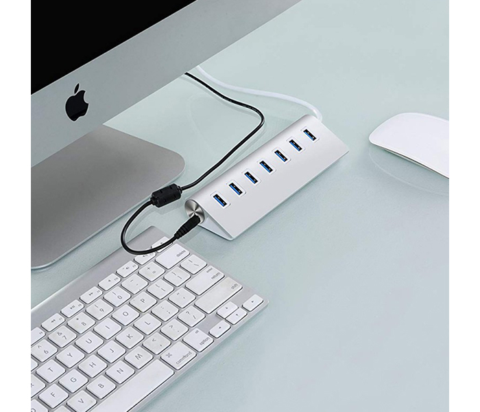 Trands TR-HB627 3.0 Multiport USB HUB - Silver - Zoom Image 4